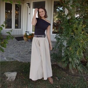Vestique Khaki Maxi Skirt with Belt